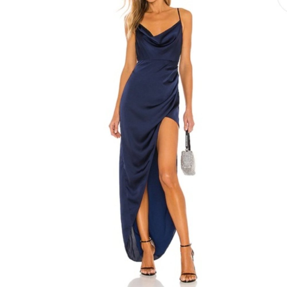 Revolve Shelby Gown - Navy
